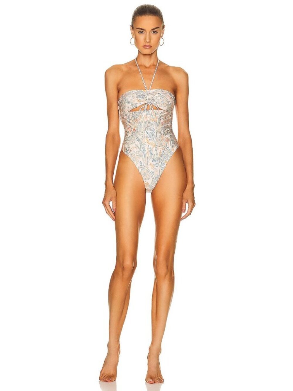Agua by Agua Bendita Monarca One Piece Swimsuit Vuelo Amanecer Womens Size Small
